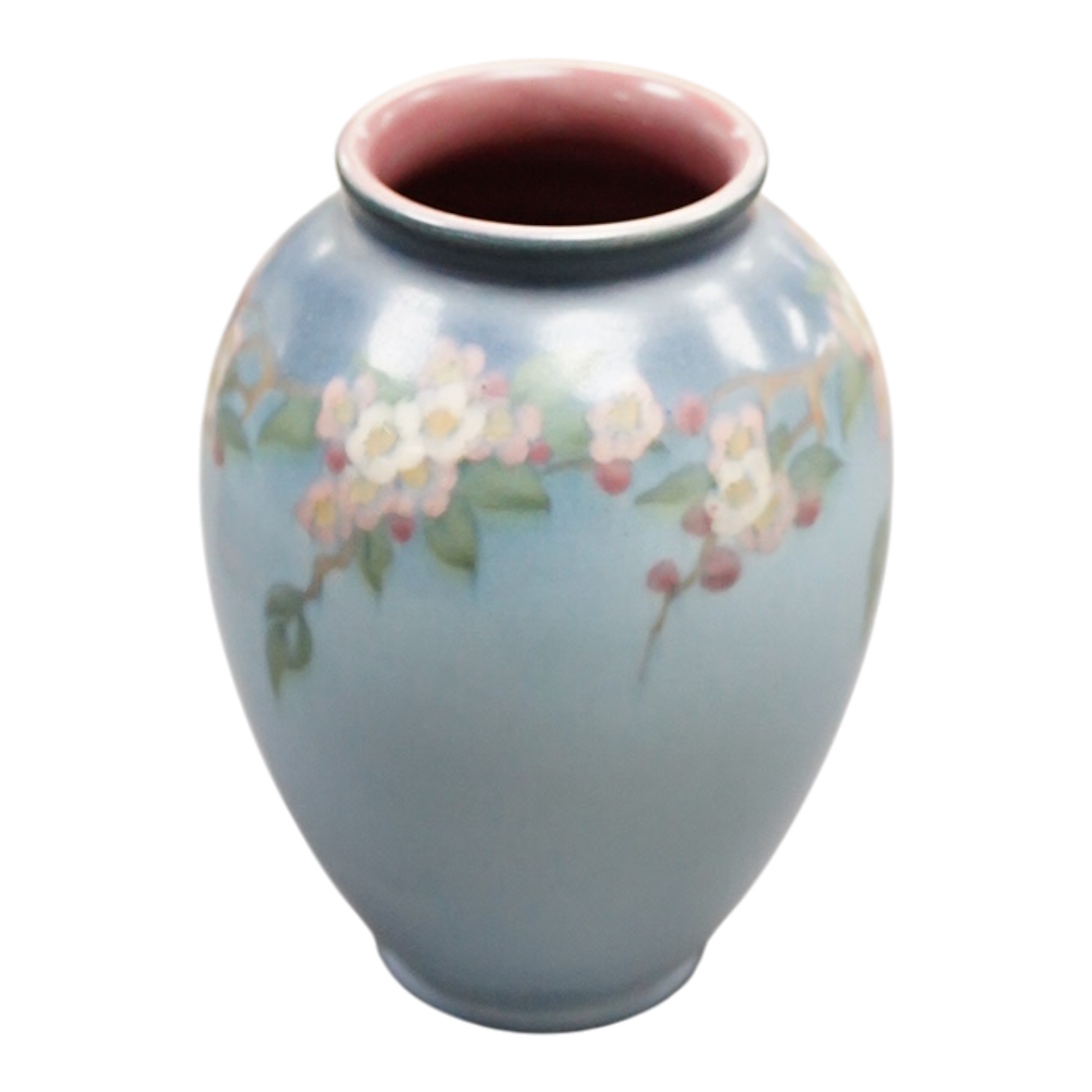 An American Rookwood vase by Leonore Asbury, 14cm high